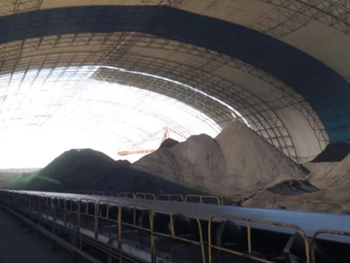 唐山煤棚料仓网架